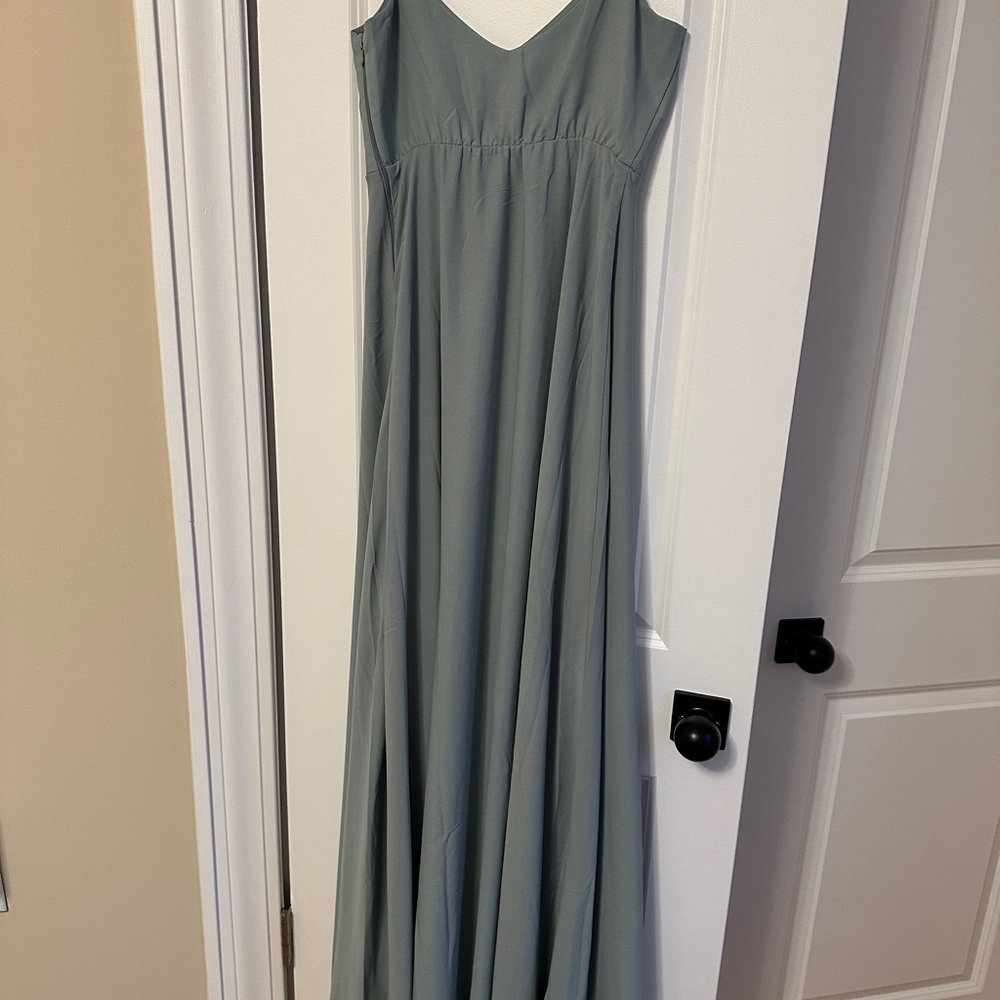 Show Me Your MuMu Gray Maxi Dress - Picture 4 of 5